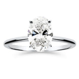 Silván Solitaire Ovaali timanttisormus 1,50ct, valkokultaa, Silván vihkisormukset