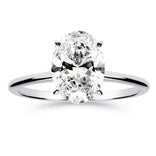 Silván Solitaire Ovaali timanttisormus 2,00ct, valkokultaa, Silván vihkisormukset