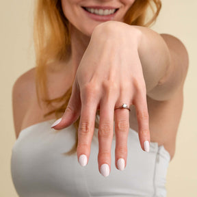Silván Solitaire timanttisormus 0,50ct, rosekultaa, Silván vihkisormukset