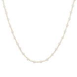 Stelle kaulakoru makeanvedenhelmillä, keltakullattua hopeaa, 0004HK5574