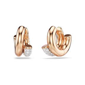 Swarovski Dextera rengaskorvakorut, rosekullattu ja kirkkaat kristallit, 5738198