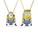 Swarovski Minions James and Henry -riipukset, keltakullattu ja eriväriset kristallit, 5751614