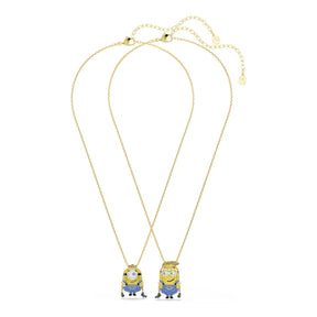 Swarovski Minions James and Henry -riipukset, keltakullattu ja eriväriset kristallit, 5751614