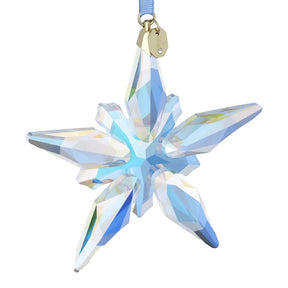 Swarovski Annual Edition 130th Anniversary Ornament 2025, sininen kristalli, joulukoriste 5701844