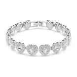 Swarovski x Ariana Grande Tennis rannekoru, vaalea metalli ja kirkkaat kristallit 572086