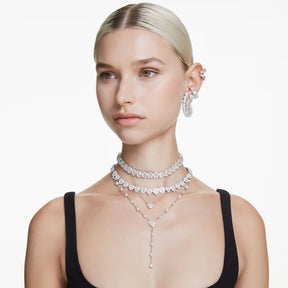 Swarovski x Ariana Grande riipus, vaalea metalli ja kirkkaat kristallit, 5720852