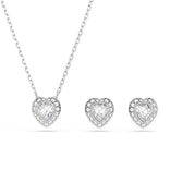 Swarovski x Ariana Grande riipus ja korvakorut, vaalea metalli ja kirkkaat kristallit, 5720849