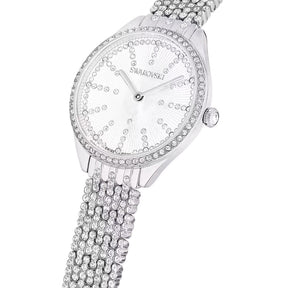 Swarovski Attract rannekello, hopeanväri ja kirkkaat kristallit, 5644062