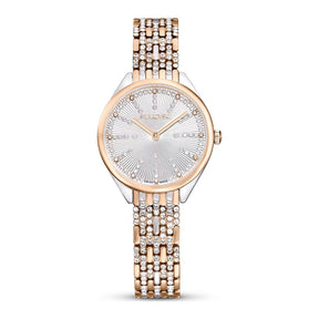Swarovski Attract rannekello, ruusukullanväri, hopeanväri ja kirkkaat kristallit, 5649987
