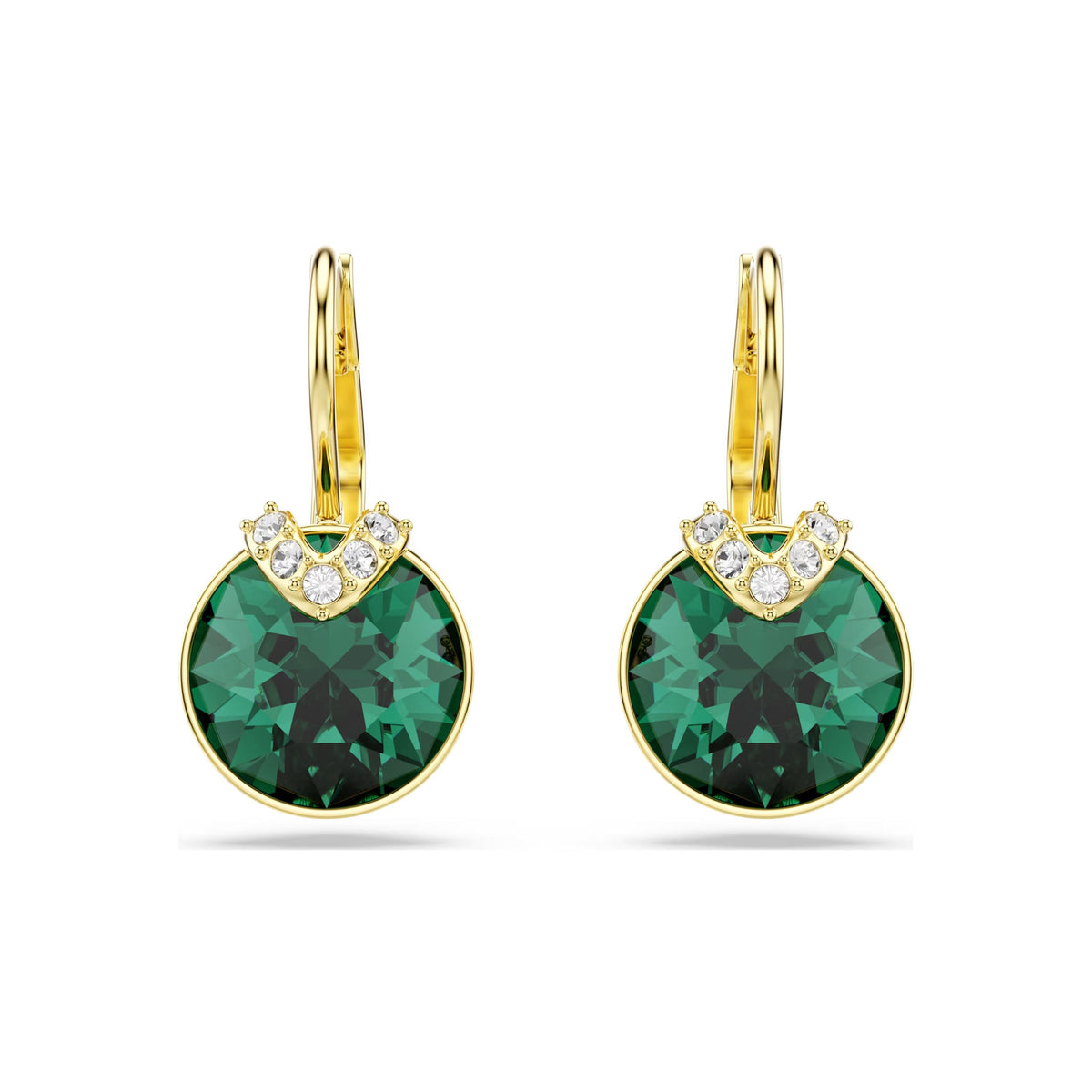Swarovski Bella V korvakorut, keltakullanväri ja vihreät kristallit 5735389