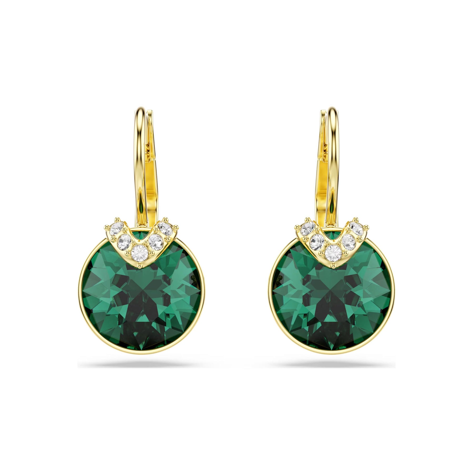 Swarovski Bella V korvakorut, keltakullanväri ja vihreät kristallit 5735389