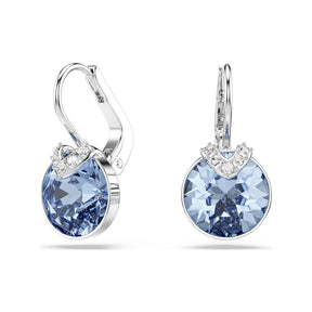 Swarovski Bella V korvakorut, vaalea metalli ja siniset kristallit 5734234