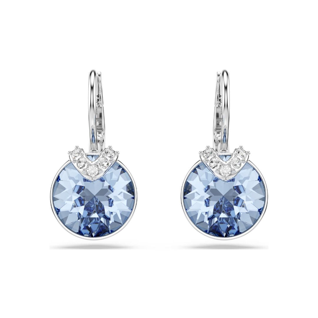 Swarovski Bella V korvakorut, vaalea metalli ja siniset kristallit 5734234