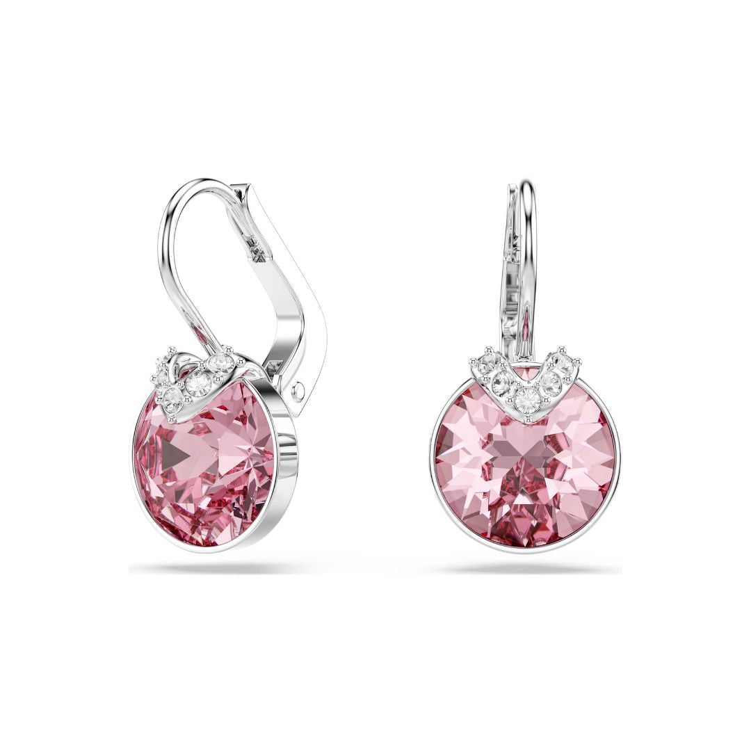 Swarovski Bella V korvakorut, vaalea metalli ja vaaleanpunaiset kristallit 5734235