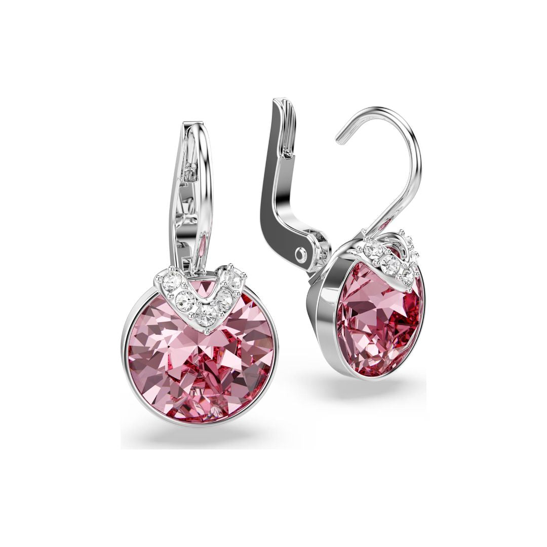 Swarovski Bella V korvakorut, vaalea metalli ja vaaleanpunaiset kristallit 5734235