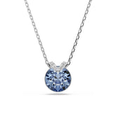 Swarovski Bella V riipus, vaalea metalli ja sininen kristalli 5734232