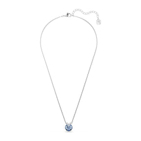 Swarovski Bella V riipus, vaalea metalli ja sininen kristalli 5734232