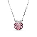 Swarovski Bella V riipus, vaalea metalli ja vaaleanpunainen kristalli 5734230