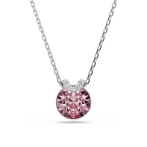 Swarovski Bella V riipus, vaalea metalli ja vaaleanpunainen kristalli 5734230