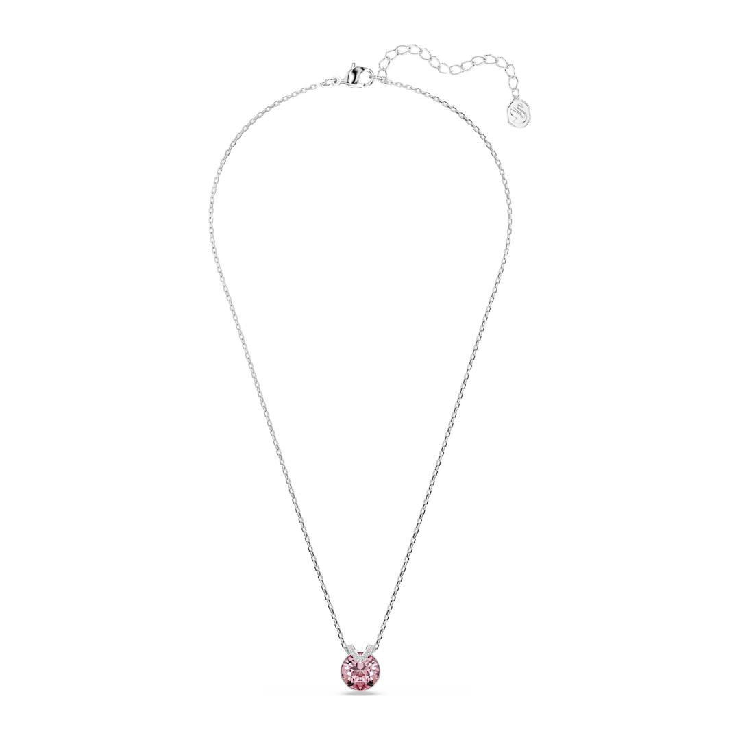 Swarovski Bella V riipus, vaalea metalli ja vaaleanpunainen kristalli 5734230