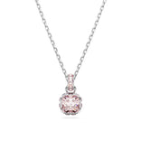 Swarovski Birthstone June riipus, vaalea metalli ja vaaleanpunaiset kristallit 5652044