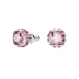 Swarovski Birthstone October korvakorut, vaalea metalli ja pinkit kristallit 5661960