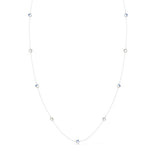 Swarovski Chroma kaulakoru, vaalea metalli ja kirkkaat kristallit, 5754181