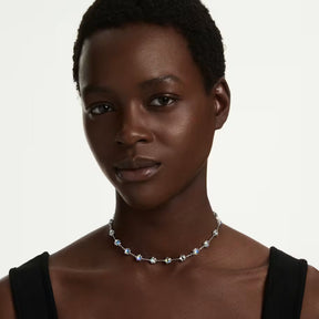 Swarovski Chroma kaulakoru, vaalea metalli ja kirkkaat kristallit, 5754183