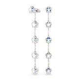 Swarovski Chroma korvakorut, vaalea metalli ja kirkkaat kristallit, 5754184