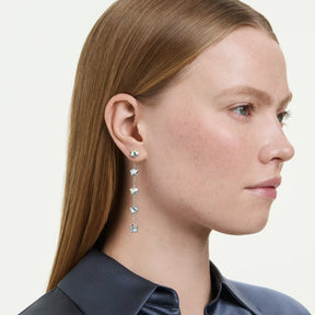 Swarovski Chroma korvakorut, vaalea metalli ja kirkkaat kristallit, 5754184