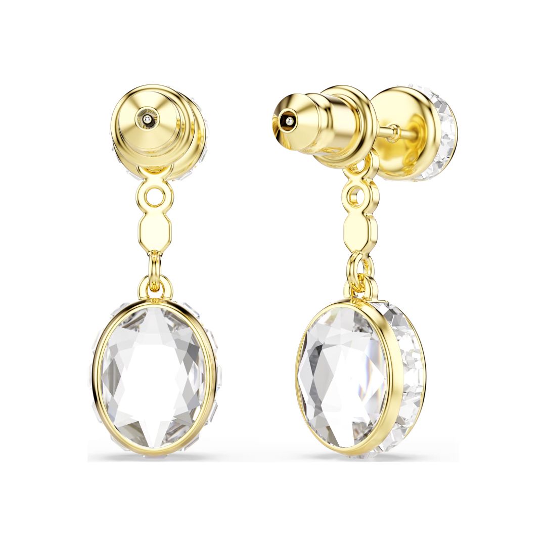 Swarovski Chroma korvakorut, keltakullattu, vaaleanpunaiset ja violetit kristallit, 5738478