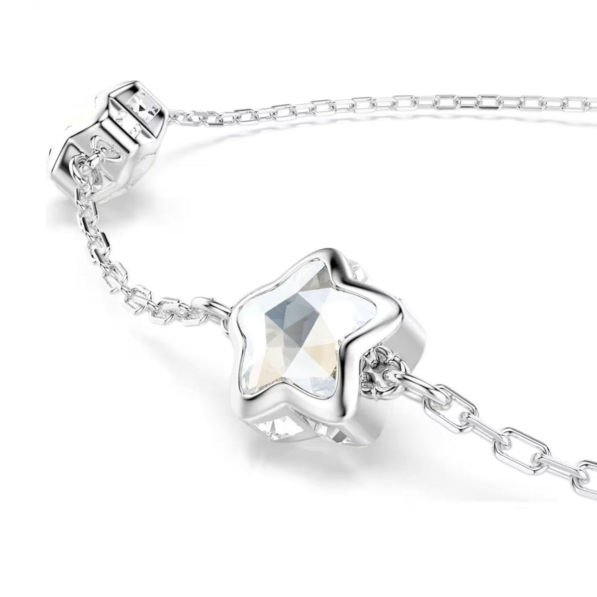 Swarovski Chroma rannekoru, vaalea metalli ja kirkkaat kristallit, 5754185
