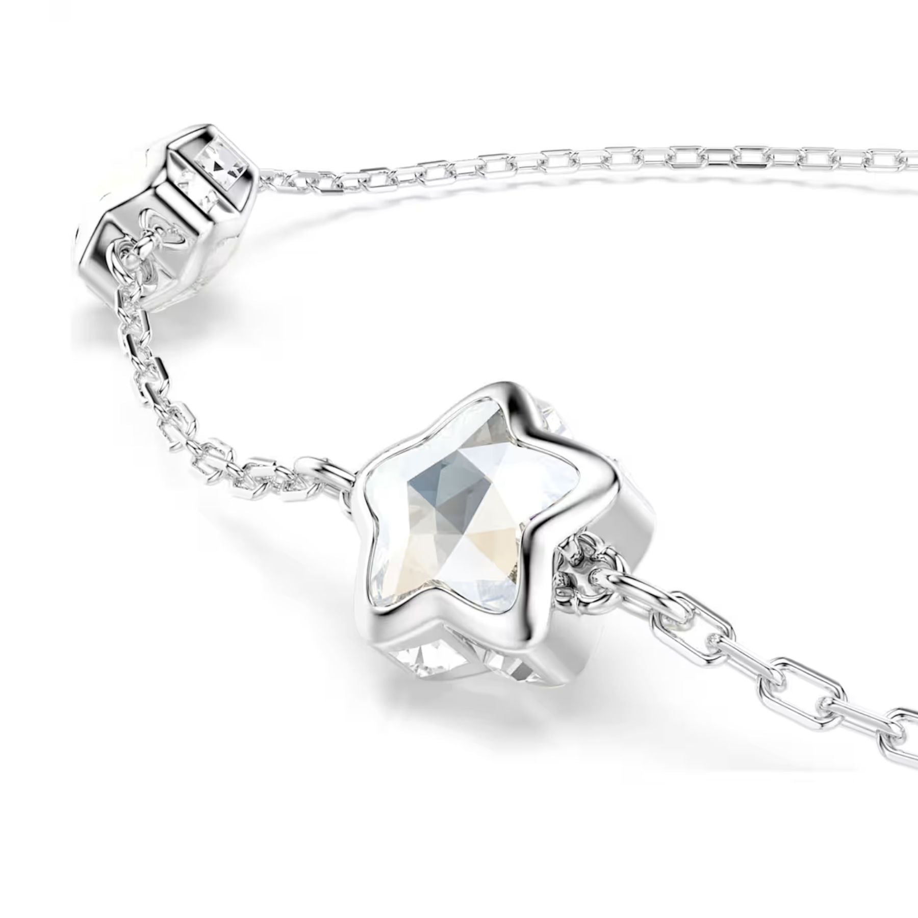Swarovski Chroma rannekoru, vaalea metalli ja kirkkaat kristallit, 5754185