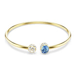 Swarovski Chroma rannerengas, keltakullattu, kirkas kristalli ja sininen zirkoni, 5757998