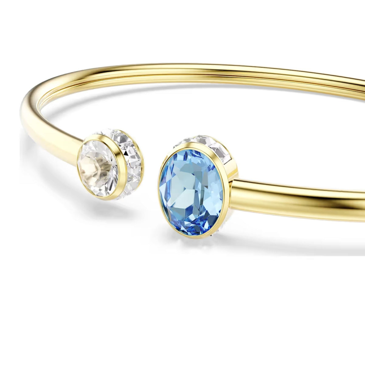 Swarovski Chroma rannerengas, keltakullattu, kirkas kristalli ja sininen zirkoni, 5757998
