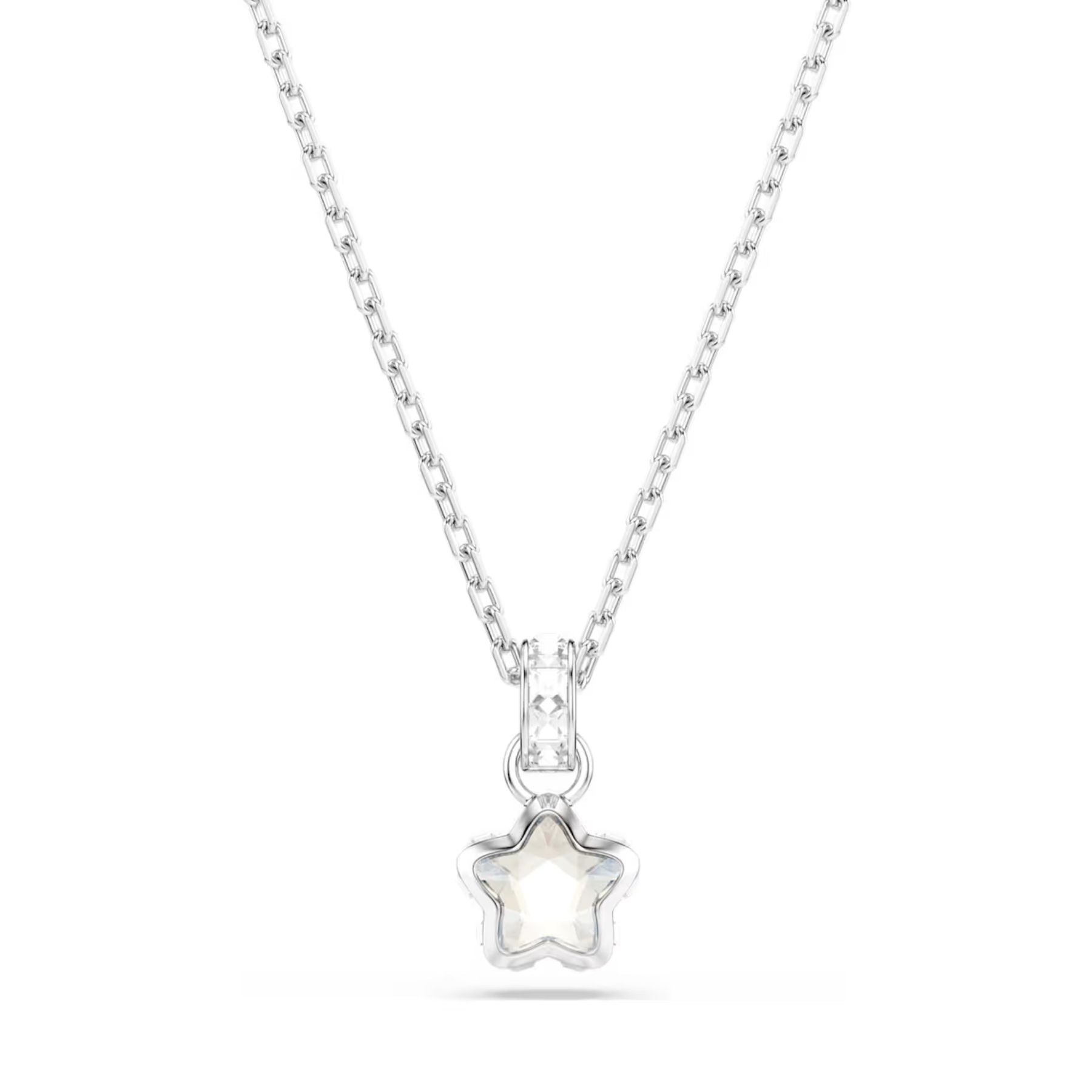 Swarovski Chroma riipus, vaalea metalli ja kirkkaat kristallit, 5759678