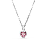 Swarovski Chroma riipus, vaalea metalli ja vaaleanpunainen zirkonia, 5757789