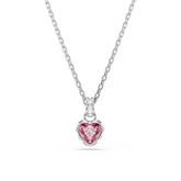 Swarovski Chroma riipus, vaalea metalli ja vaaleanpunainen zirkonia, 5757789