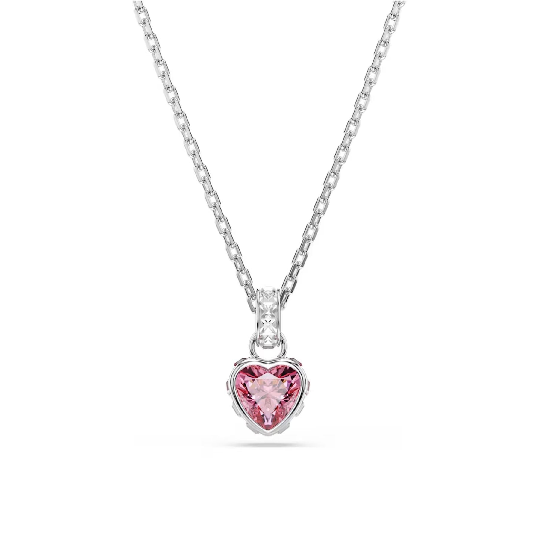 Swarovski Chroma riipus, vaalea metalli ja vaaleanpunainen zirkonia, 5757789