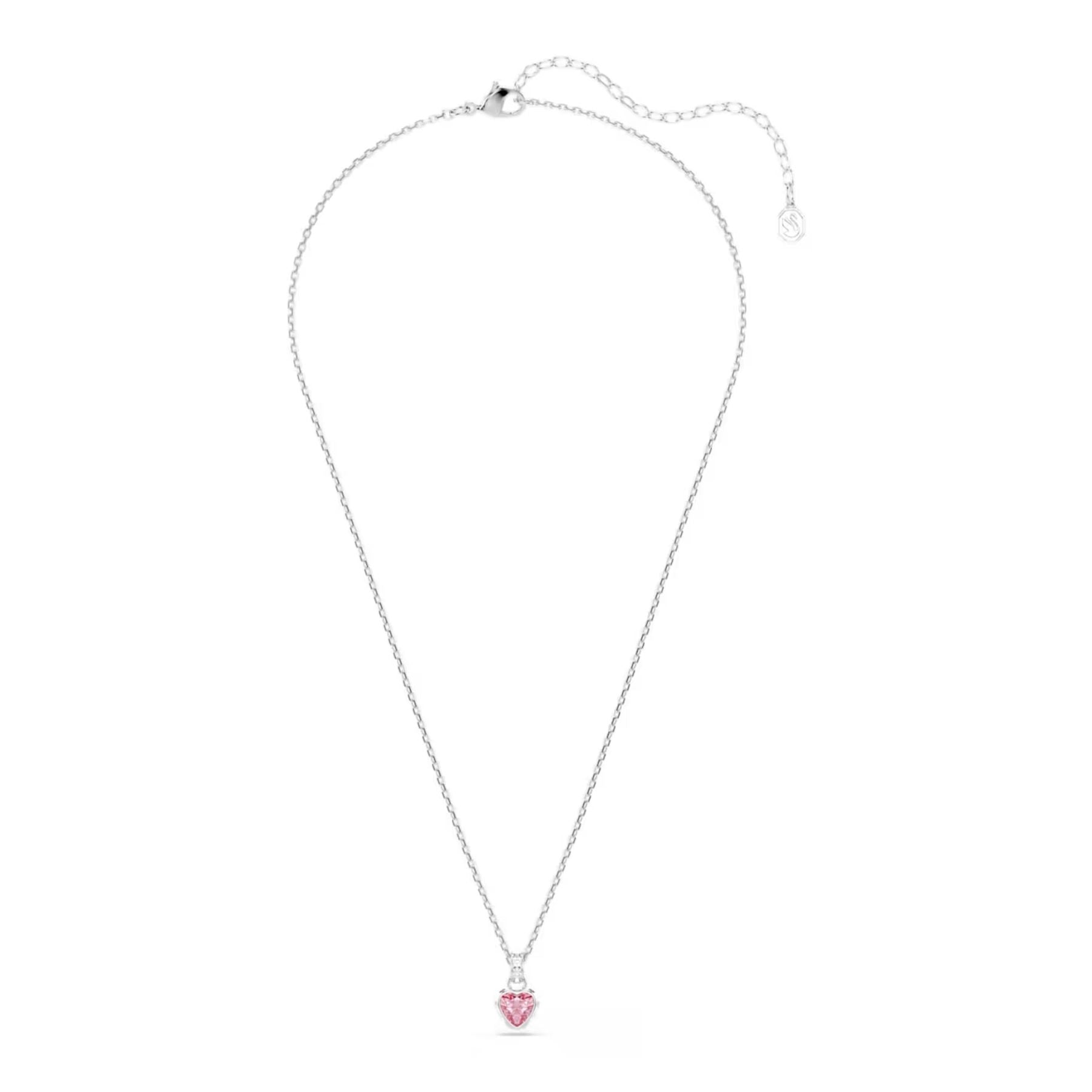 Swarovski Chroma riipus, vaalea metalli ja vaaleanpunainen zirkonia, 5757789
