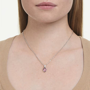 Swarovski Chroma riipus, vaalea metalli ja vaaleanpunainen zirkonia, 5757789