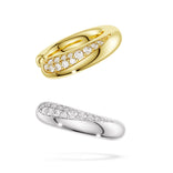 Swarovski Classica ear cuff -korvakorut, hopea ja kirkkaat zirkoniat, 5743473