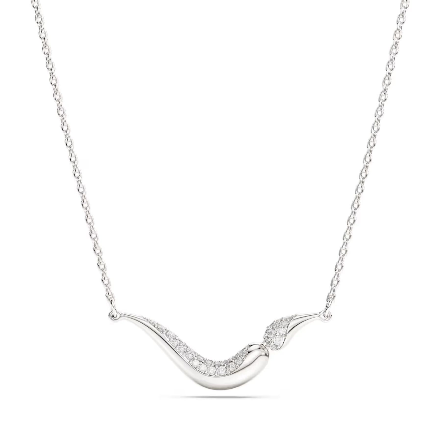 Swarovski Classica kaulakoru, hopea ja kirkkaat zirkonit, 5740342