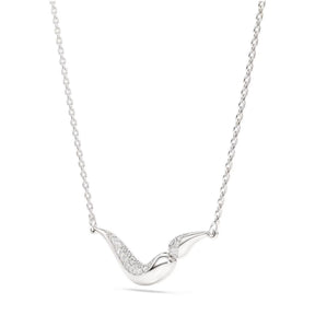 Swarovski Classica kaulakoru, hopea ja kirkkaat zirkonit, 5740342