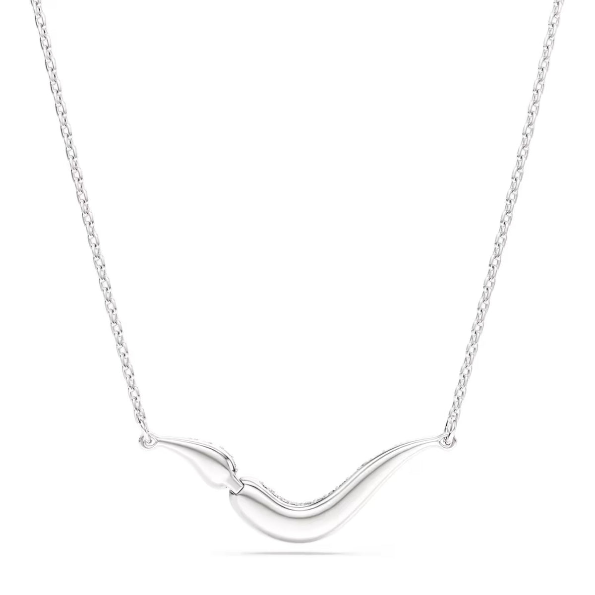 Swarovski Classica kaulakoru, hopea ja kirkkaat zirkonit, 5740342