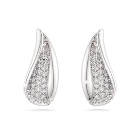 Swarovski Classica korvakorut, hopea ja kirkkaat zirkoniat, 5745016