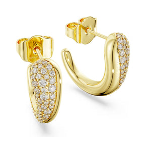 Swarovski Classica rengaskorvakorut, kullattu hopea ja kirkkaat zirkoniat, 5745020