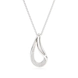 Swarovski Classica riipus, hopea ja kirkkaat zirkoniat, 5740344