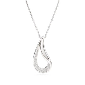 Swarovski Classica riipus, hopea ja kirkkaat zirkoniat, 5740344