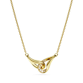 Swarovski Classica riipus, keltakullattu ja kirkkaat zirkonit, 5745560